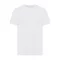 Tricou cu maneca scurta, la baza gatului, Casual, Unisex, iqoniq, 2410E19365, Bumbac, Alb recycled, XXS