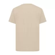   Tricou cu maneca scurta, la baza gatului, Casual, Unisex, iqoniq, 2410E19347, Bumbac, Crem dessert, S