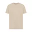 Tricou cu maneca scurta, la baza gatului, Casual, Unisex, iqoniq, 2410E19352, Bumbac, Crem dessert, XXS