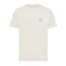 Tricou la baza gatului, Unisex, maneca scurta, iqoniq, 2401E13348, Bumbac, Crem naturraw, XL