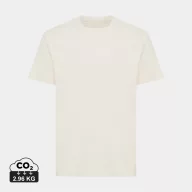   Tricou la baza gatului, Unisex, maneca scurta, iqoniq, 2401E13351, Bumbac, Crem naturraw, 3XL