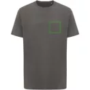 Tricou, Unisex, 2502E10399, iqoniq, Bumbac, Gri antracit, XL
