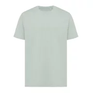   Tricou la baza gatului, Unisex, maneca scurta, iqoniq, 2401E13354, Bumbac, Verde ice, S