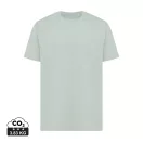 Tricou la baza gatului, Unisex, maneca scurta, iqoniq, 2401E13355, Bumbac, Verde ice, XL
