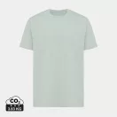 Tricou la baza gatului, Unisex, maneca scurta, iqoniq, 2401E13355, Bumbac, Verde ice, XL