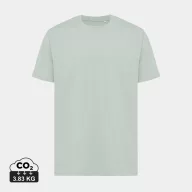   Tricou la baza gatului, Unisex, maneca scurta, iqoniq, 2401E13357, Bumbac, Verde ice, XXL