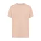 Tricou cu maneca scurta, la baza gatului, Casual, Unisex, iqoniq, 2410E19364, Bumbac, Portocaliu peach, XXS
