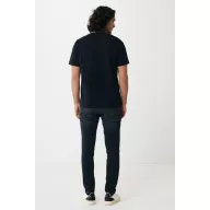   Tricou la baza gatului, Unisex, maneca scurta, iqoniq, 2401E13359, Bumbac, Negru, 4XL