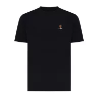   Tricou la baza gatului, Unisex, maneca scurta, iqoniq, 2401E13359, Bumbac, Negru, 4XL