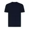 Tricou la baza gatului, Unisex, maneca scurta, iqoniq, 2401E13369, Bumbac, Albastru navy, 5XL