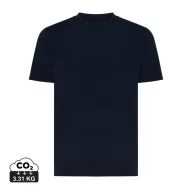   Tricou la baza gatului, Unisex, maneca scurta, iqoniq, 2401E13371, Bumbac, Albastru navy, M