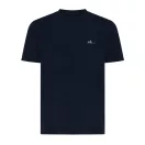 Tricou la baza gatului, Unisex, maneca scurta, iqoniq, 2401E13372, Bumbac, Albastru navy, S