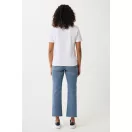 Tricou la baza gatului, Unisex, maneca scurta, iqoniq, 2401E13379, Bumbac, Alb, L