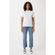   Tricou la baza gatului, Unisex, maneca scurta, iqoniq, 2401E13381, Bumbac, Alb, S