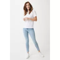   Tricou la baza gatului, Unisex, maneca scurta, iqoniq, 2401E13385, Bumbac, Alb, 3XL