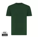 Tricou la baza gatului, Unisex, maneca scurta, iqoniq, 2401E13386, Bumbac, Verde forest, L