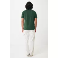   Tricou la baza gatului, Unisex, maneca scurta, iqoniq, 2401E13387, Bumbac, Verde forest, M