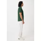 Tricou la baza gatului, Unisex, maneca scurta, iqoniq, 2401E13389, Bumbac, Verde forest, XL