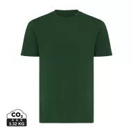   Tricou la baza gatului, Unisex, maneca scurta, iqoniq, 2401E13390, Bumbac, Verde forest, XS