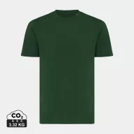   Tricou la baza gatului, Unisex, maneca scurta, iqoniq, 2401E13390, Bumbac, Verde forest, XS