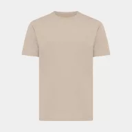   Tricou cu maneca scurta, la baza gatului, Casual, Unisex, iqoniq, 2410E19415, Bumbac, Crem dessert, XL