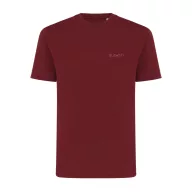   Tricou la baza gatului, Unisex, maneca scurta, iqoniq, 2401E13399, Bumbac, Burgundy, 3XL