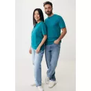 Tricou, Unisex, 2502E10462, iqoniq, Bumbac, Verde verdiGris, XXL