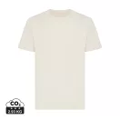 Tricou la baza gatului, Unisex, maneca scurta, iqoniq, 2401E13404, Bumbac, Crem naturraw, S