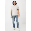 Tricou la baza gatului, Unisex, maneca scurta, iqoniq, 2401E13405, Bumbac, Crem naturraw, XL