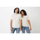 Tricou la baza gatului, Unisex, maneca scurta, iqoniq, 2401E13407, Bumbac, Crem naturraw, XXL