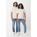Tricou la baza gatului, Unisex, maneca scurta, iqoniq, 2401E13407, Bumbac, Crem naturraw, XXL