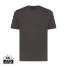 Tricou la baza gatului, Unisex, maneca scurta, iqoniq, 2401E13414, Bumbac, Gri anthracite, XXL