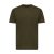 Tricou cu maneca scurta, la baza gatului, Casual, Unisex, iqoniq, 2410E19436, Bumbac, Kaki, XXS