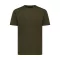 Tricou cu maneca scurta, la baza gatului, Casual, Unisex, iqoniq, 2410E19436, Bumbac, Kaki, XXS