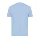Tricou la baza gatului, Unisex, maneca scurta, iqoniq, 2401E13416, Bumbac, Albastru sky, L