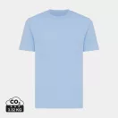 Tricou la baza gatului, Unisex, maneca scurta, iqoniq, 2401E13418, Bumbac, Albastru sky, S