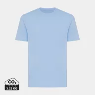   Tricou la baza gatului, Unisex, maneca scurta, iqoniq, 2401E13418, Bumbac, Albastru sky, S