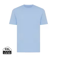   Tricou la baza gatului, Unisex, maneca scurta, iqoniq, 2401E13418, Bumbac, Albastru sky, S