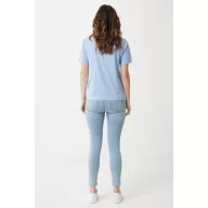   Tricou la baza gatului, Unisex, maneca scurta, iqoniq, 2401E13418, Bumbac, Albastru sky, S