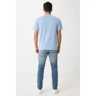   Tricou la baza gatului, Unisex, maneca scurta, iqoniq, 2401E13418, Bumbac, Albastru sky, S