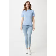   Tricou la baza gatului, Unisex, maneca scurta, iqoniq, 2401E13421, Bumbac, Albastru sky, XXL