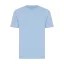 Tricou, Unisex, 2502E10456, iqoniq, Bumbac, Albastru sky, XXS