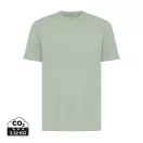Tricou la baza gatului, Unisex, maneca scurta, iqoniq, 2401E13425, Bumbac, Verde ice, S