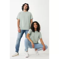   Tricou la baza gatului, Unisex, maneca scurta, iqoniq, 2401E13425, Bumbac, Verde ice, S