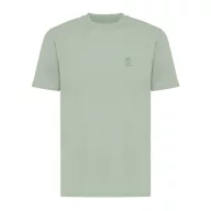   Tricou la baza gatului, Unisex, maneca scurta, iqoniq, 2401E13425, Bumbac, Verde ice, S