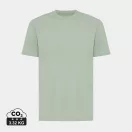 Tricou la baza gatului, Unisex, maneca scurta, iqoniq, 2401E13427, Bumbac, Verde ice, XS