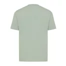 Tricou la baza gatului, Unisex, maneca scurta, iqoniq, 2401E13427, Bumbac, Verde ice, XS