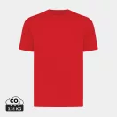 Tricou la baza gatului, Unisex, maneca scurta, iqoniq, 2401E13430, Bumbac, Rosu, L