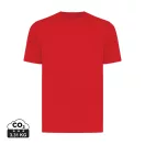 Tricou la baza gatului, Unisex, maneca scurta, iqoniq, 2401E13433, Bumbac, Rosu, XL