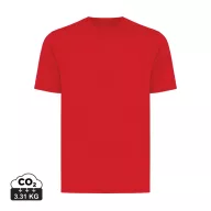   Tricou la baza gatului, Unisex, maneca scurta, iqoniq, 2401E13433, Bumbac, Rosu, XL